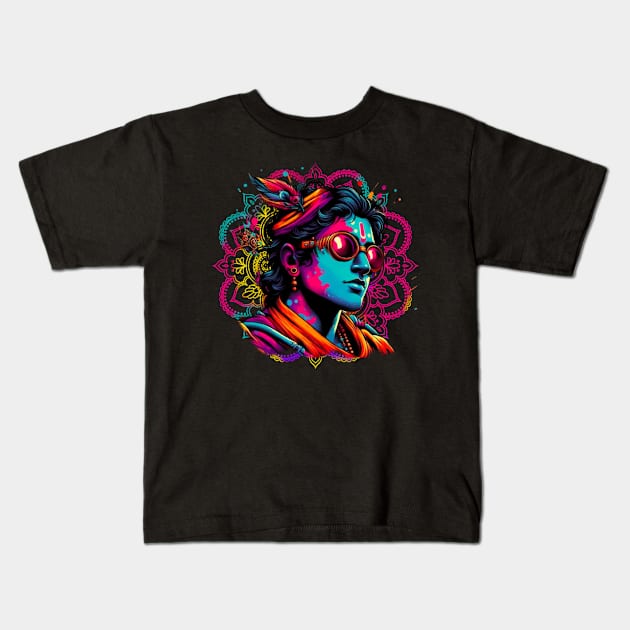 T shirt for Happy Holi festival celebration 1 Kids T-Shirt by fadinstitute